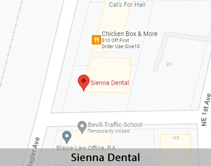 Map image for 3D Cone Beam and 3D Dental Scans in Pompano Beach, FL